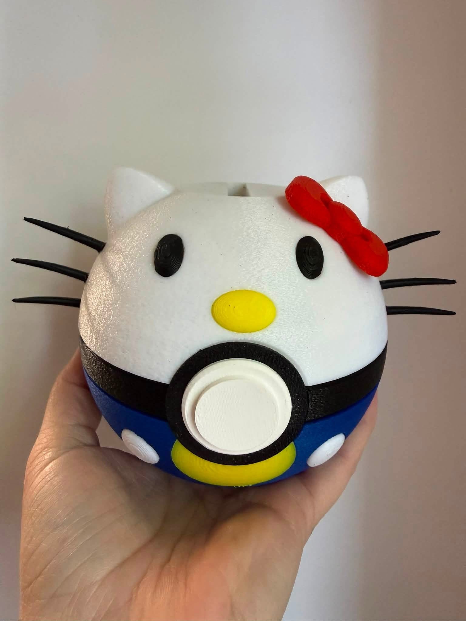 3D Printed Piggy Bank: PokeBank SanRio Series - HelloKitty